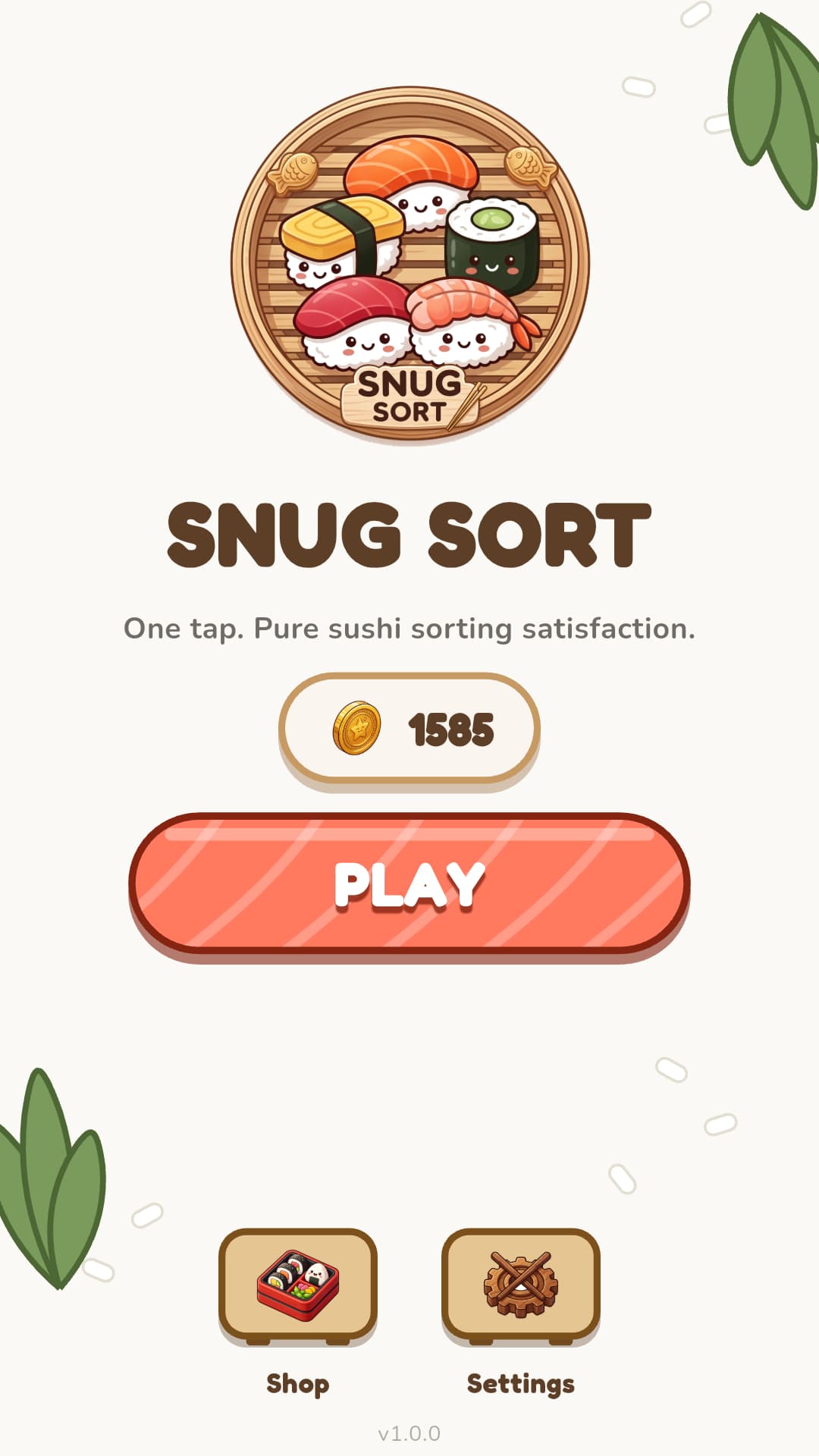 SnugSort Gameplay Start
